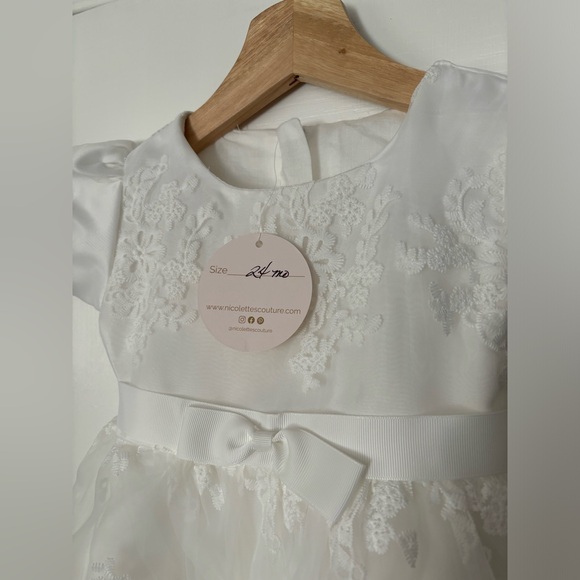 NWT Nicolette’s Couture Baptism Gown - size 24m - Picture 6 of 9